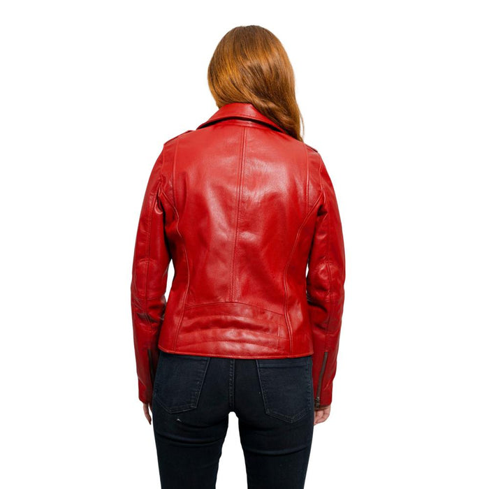 Abigail- Vintage Moto Leather Jacket Women's Fashion Leather Jacket Best Leather Ny