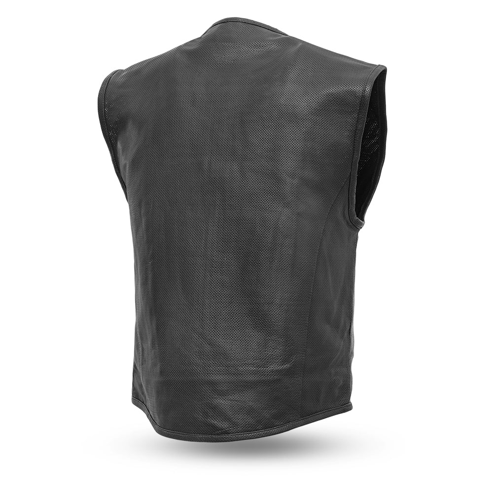 APEX SWAT - Motorcycle Leather Vest Men's Vest Best Leather Ny   