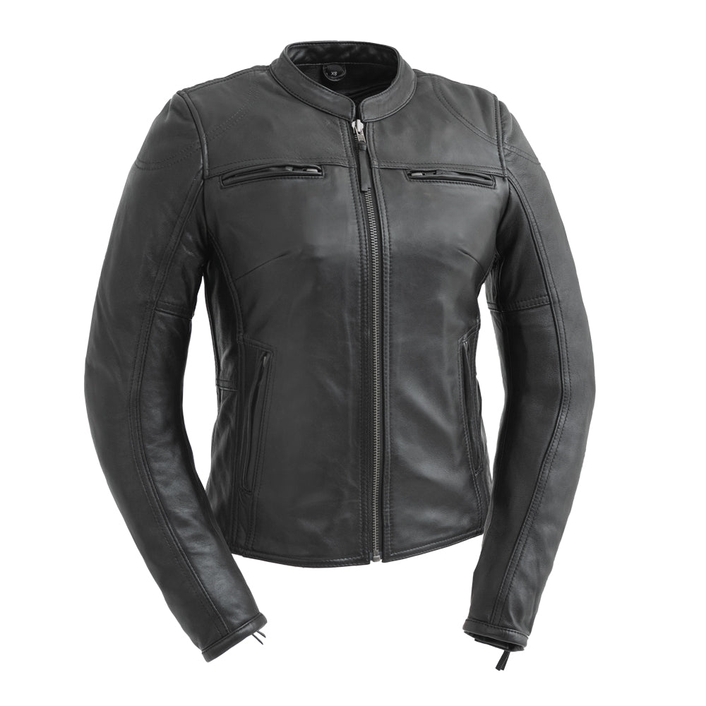 ASLAUG Motorcycle Leather Jacket Women's Leather Jacket Best Leather Ny XS  