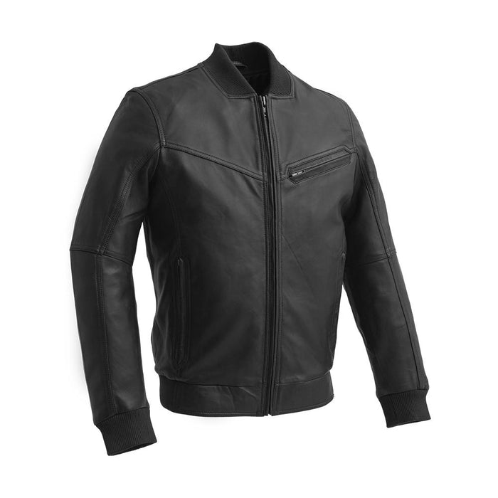 Aviator - Men's Fashion Leather Jacket Jacket Best Leather Ny XS Black 