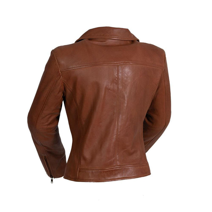 Betsy - Women's Fashion Lambskin Leather Jacket (Whiskey) Jacket Best Leather Ny   