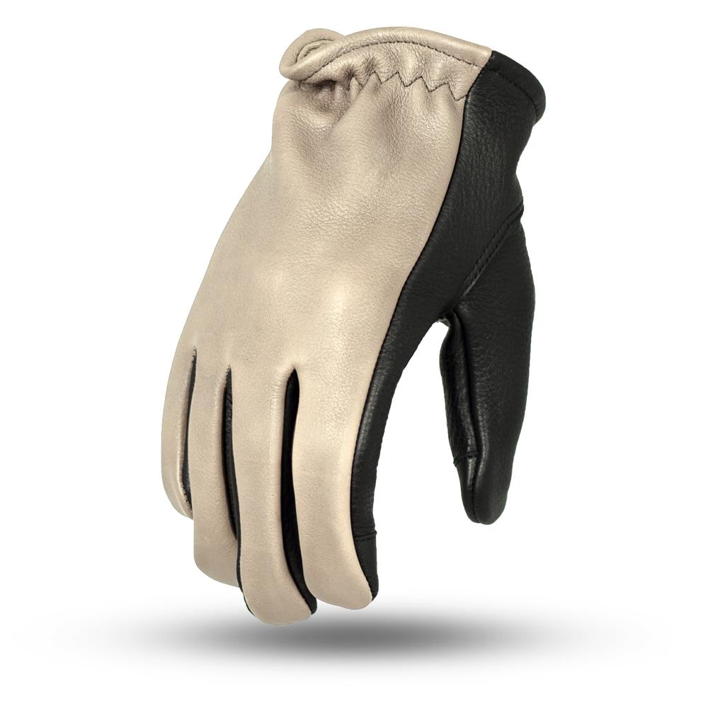 BEVY - Leather Gloves Gloves Best Leather Ny XS OIL SAND/BLACK 