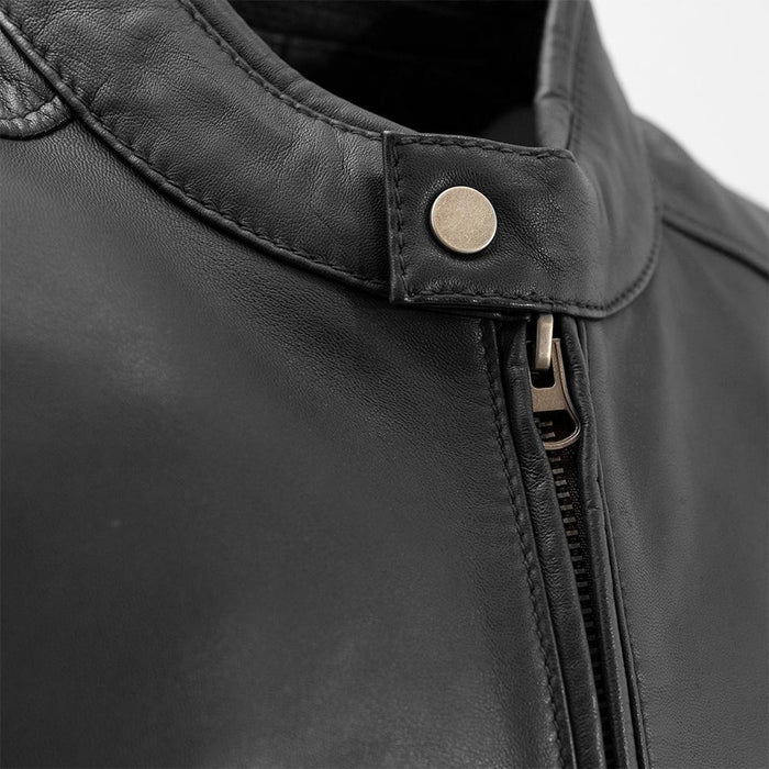 Blake - Men's Fashion Lambskin Leather Jacket (Black)