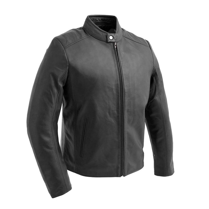 Blake - Men's Fashion Lambskin Leather Jacket (Black) Men's Fashion Leather Jacket Best Leather Ny BLACK S