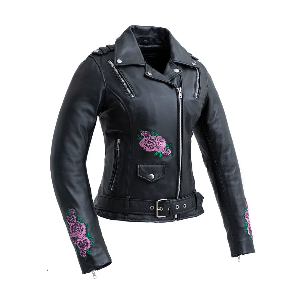 Blossom - Women's Motorcycle Leather Jacket Women's Motorcycle Leather Jacket Best Leather Ny Black XS