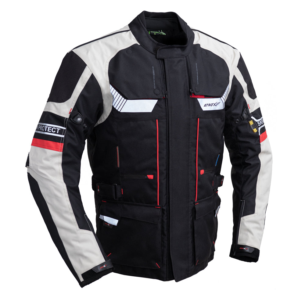 Brava Long Touring Jacket Men's Textile Jacket Best Leather Ny S Black 