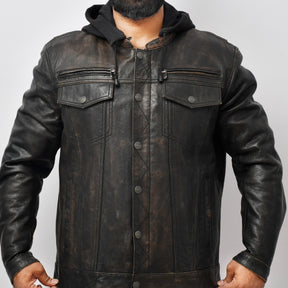 BROOKLYN Leather Motorcycle Jacket