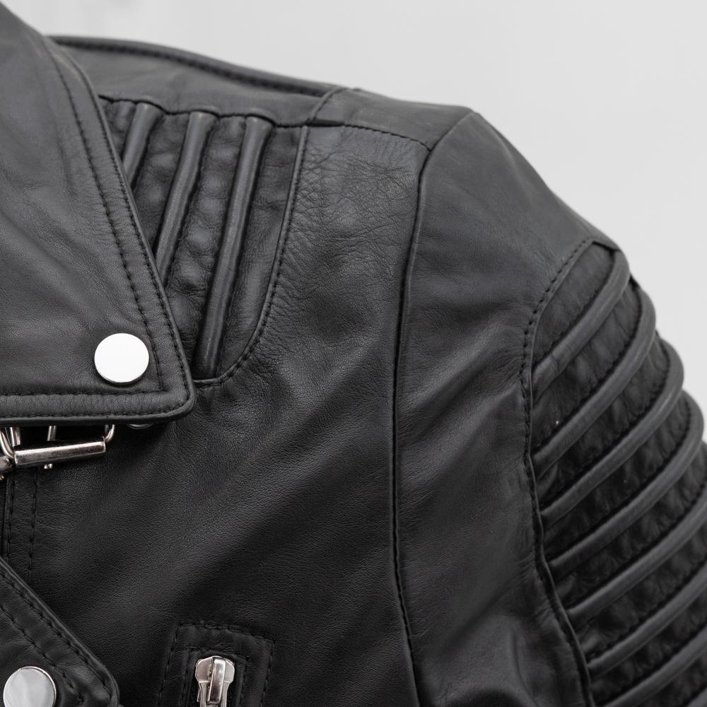 Brooklyn - Men's Fashion Lambskin Leather Jacket (Black) Men's Fashion Leather Jacket Best Leather Ny