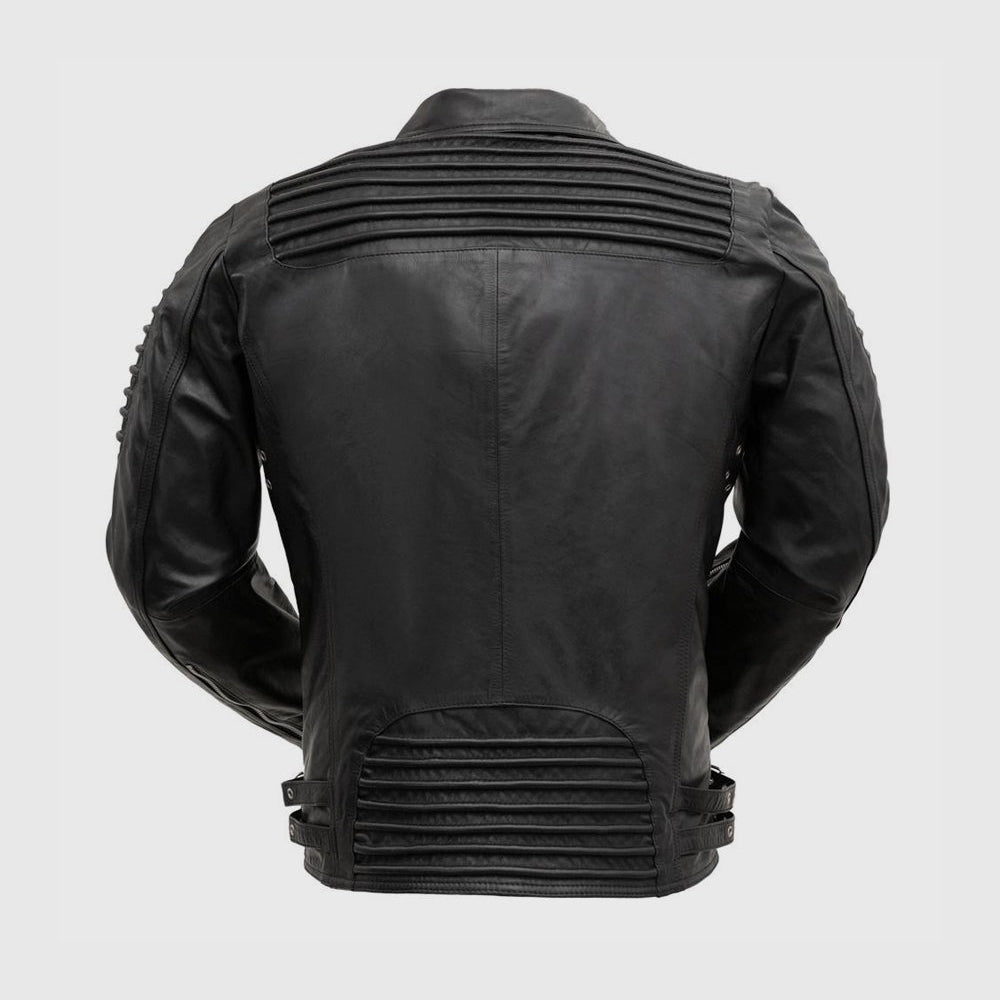 Brooklyn - Men's Fashion Lambskin Leather Jacket (Black) Men's Fashion Leather Jacket Best Leather Ny