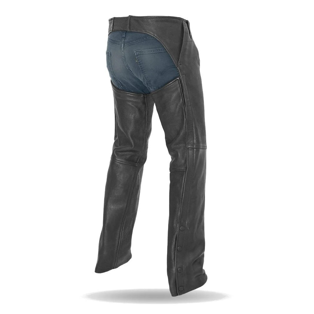 SWANK Motorcycle Platinum Leather Chaps Leather Chaps Best Leather Ny