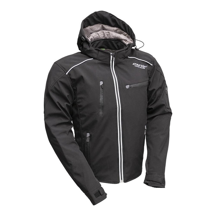Cadentic Soft-Shell Touring Hood Jacket Men's Soft-Shell Jacket Best Leather Ny S  