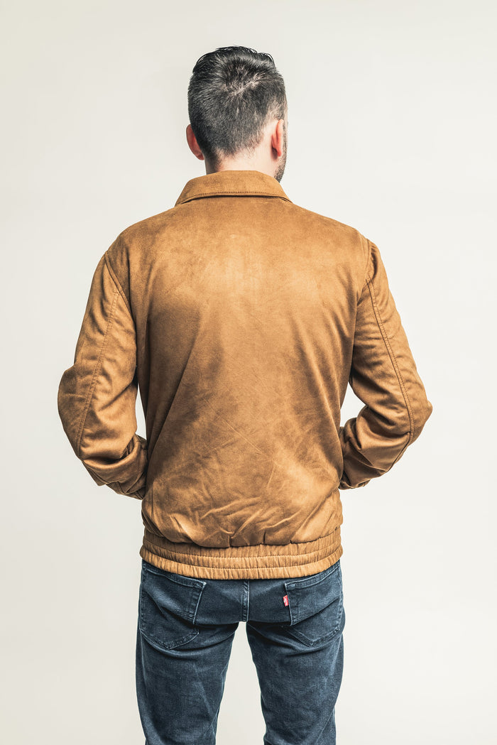 Cameron - Men's Vegan Faux Suede Jacket Jacket Best Leather Ny   