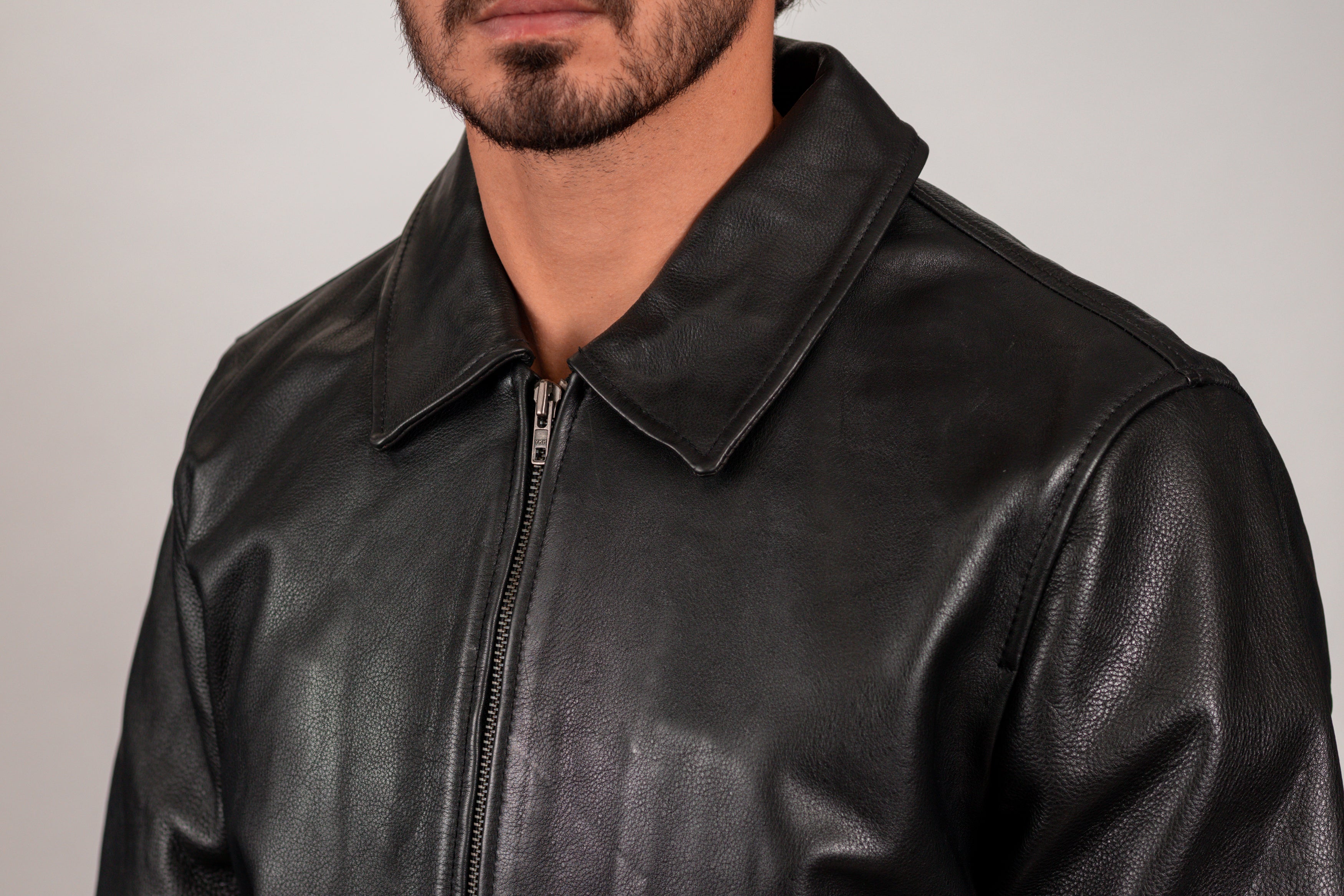 Castor - Men's Bomber Leather Jacket (Copy) Men's Fashion Leather Jacket Best Leather Ny