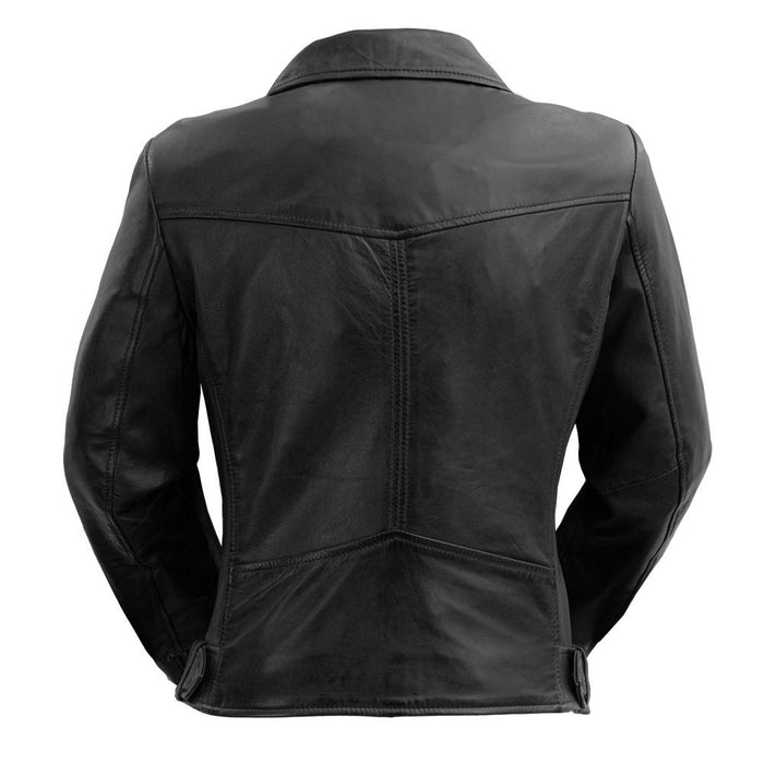 Chloe - Women's Fashion Lambskin Leather Jacket (Black) Women's Jacket Best Leather Ny   