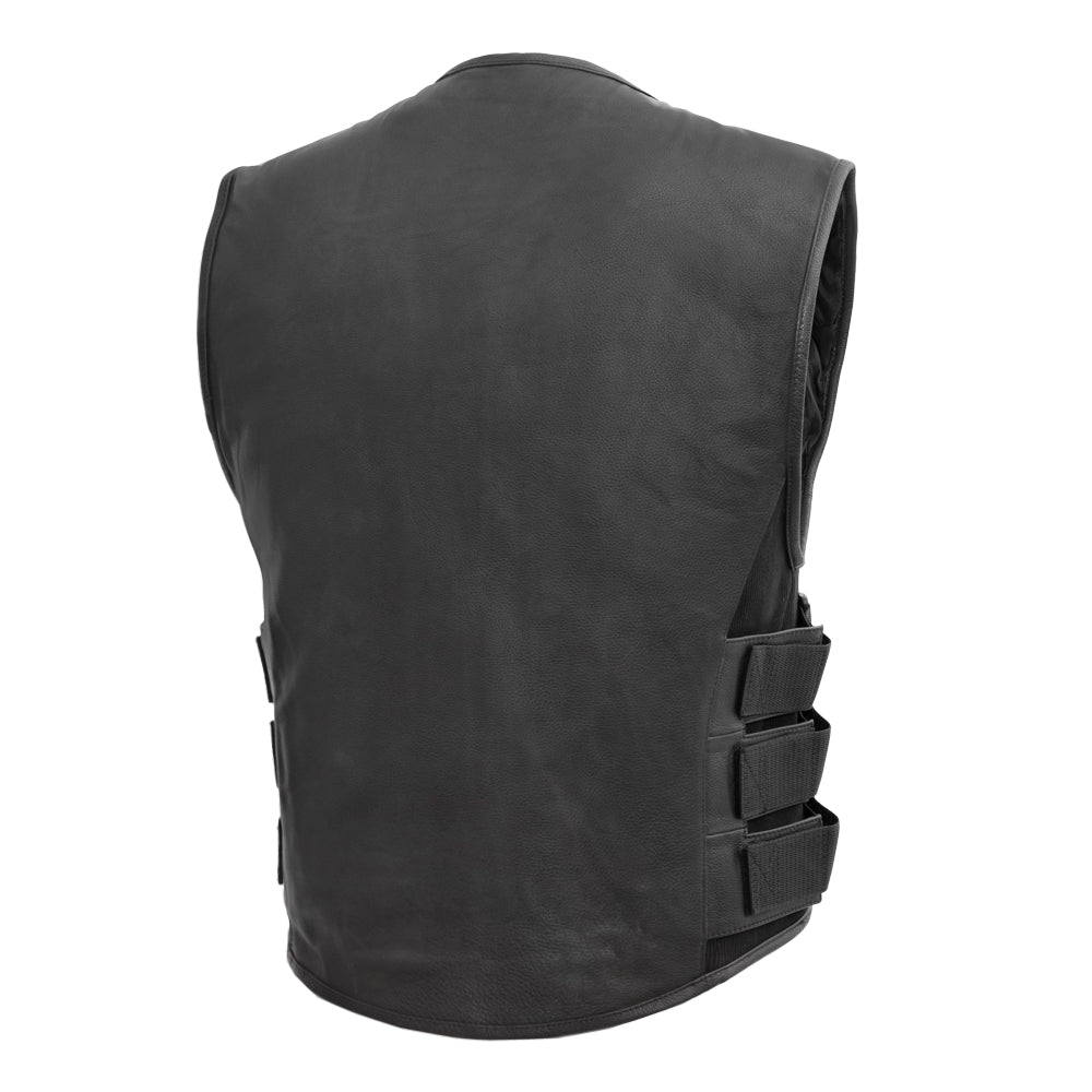 LUIS SWAT - Motorcycle Leather Vest Men's Leather Vest Best Leather Ny