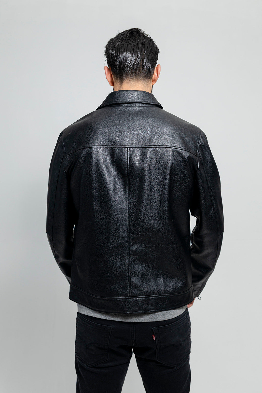 Conner - Men's Vegan Faux Leather Jacket Men's Vegan Jacket Best Leather Ny