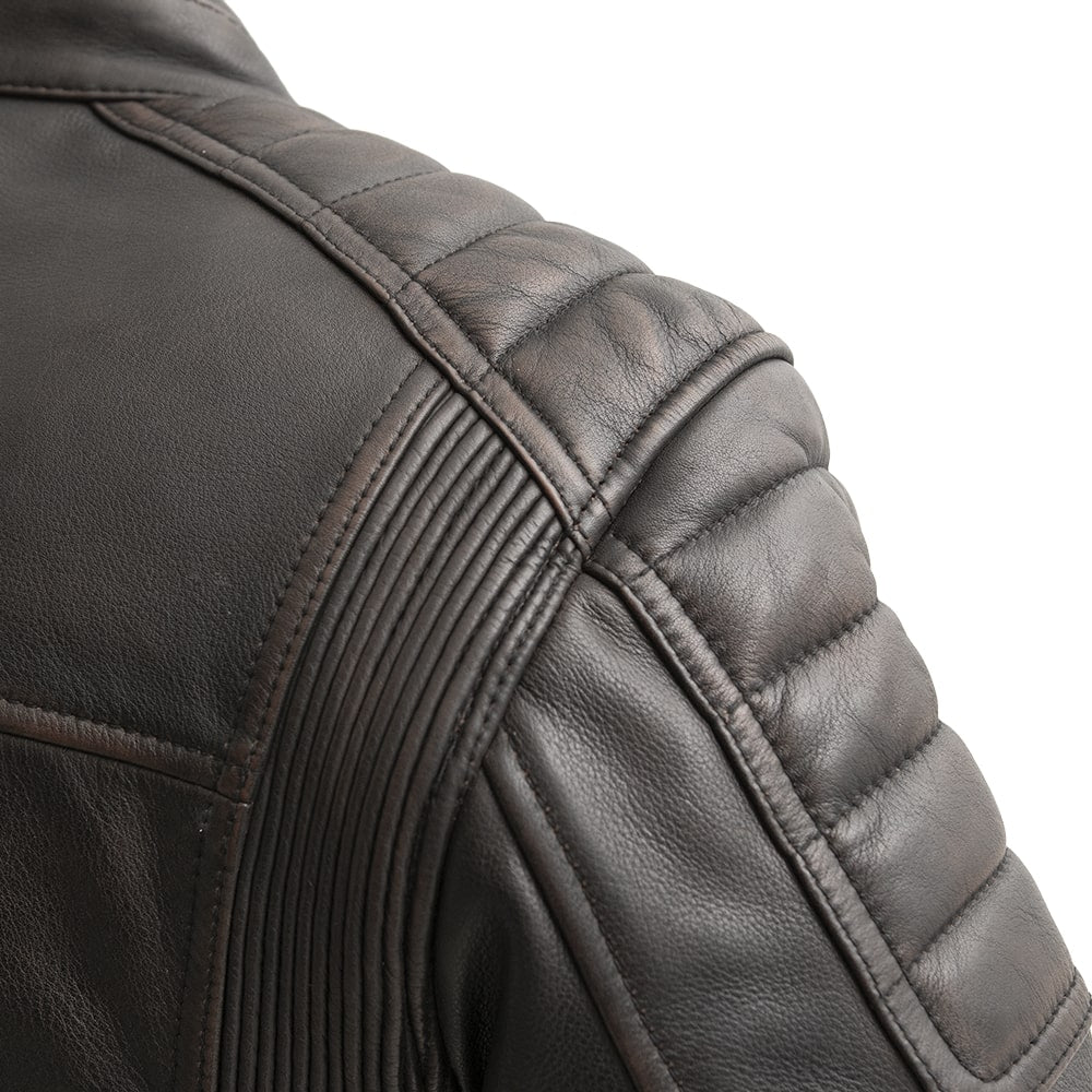 CRUSADER Motorcycle Leather Jacket Men's Motorcycle Jacket Best Leather Ny