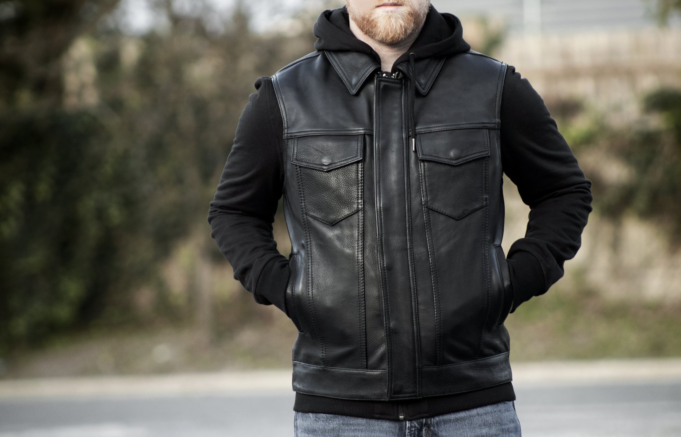 CRUZE - Motorcycle Leather Vest Men's Vest Best Leather Ny   
