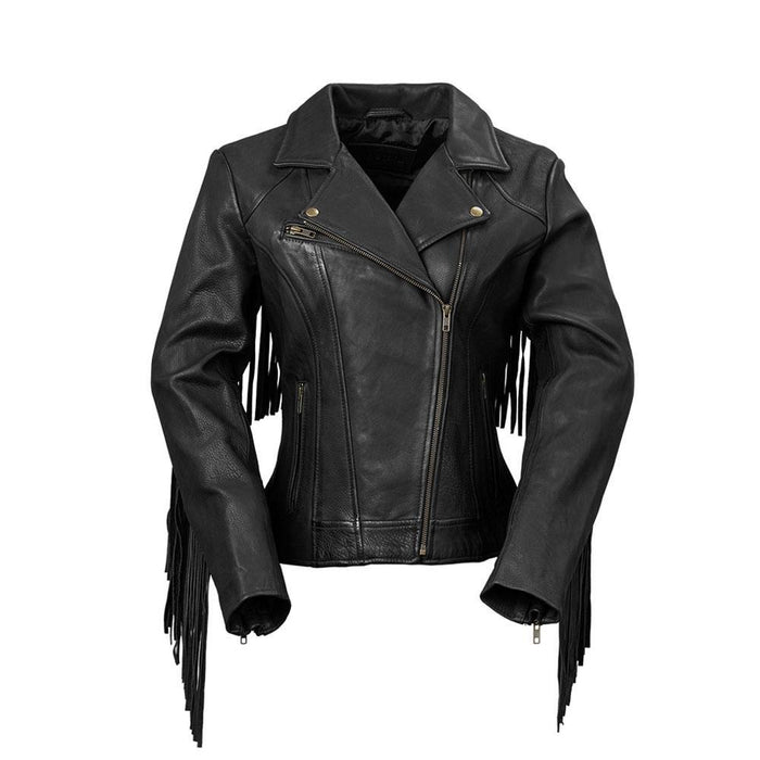 Daisy - Women's Fashion Leather Jacket (Black)