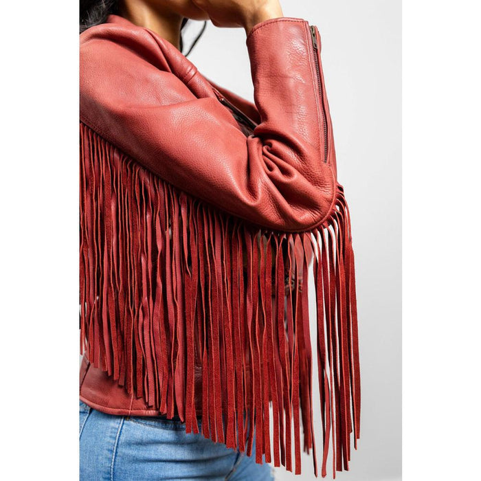 Daisy - Women's Fashion Leather Jacket (Oxblood) Women's Fashion Leather Jacket Best Leather Ny