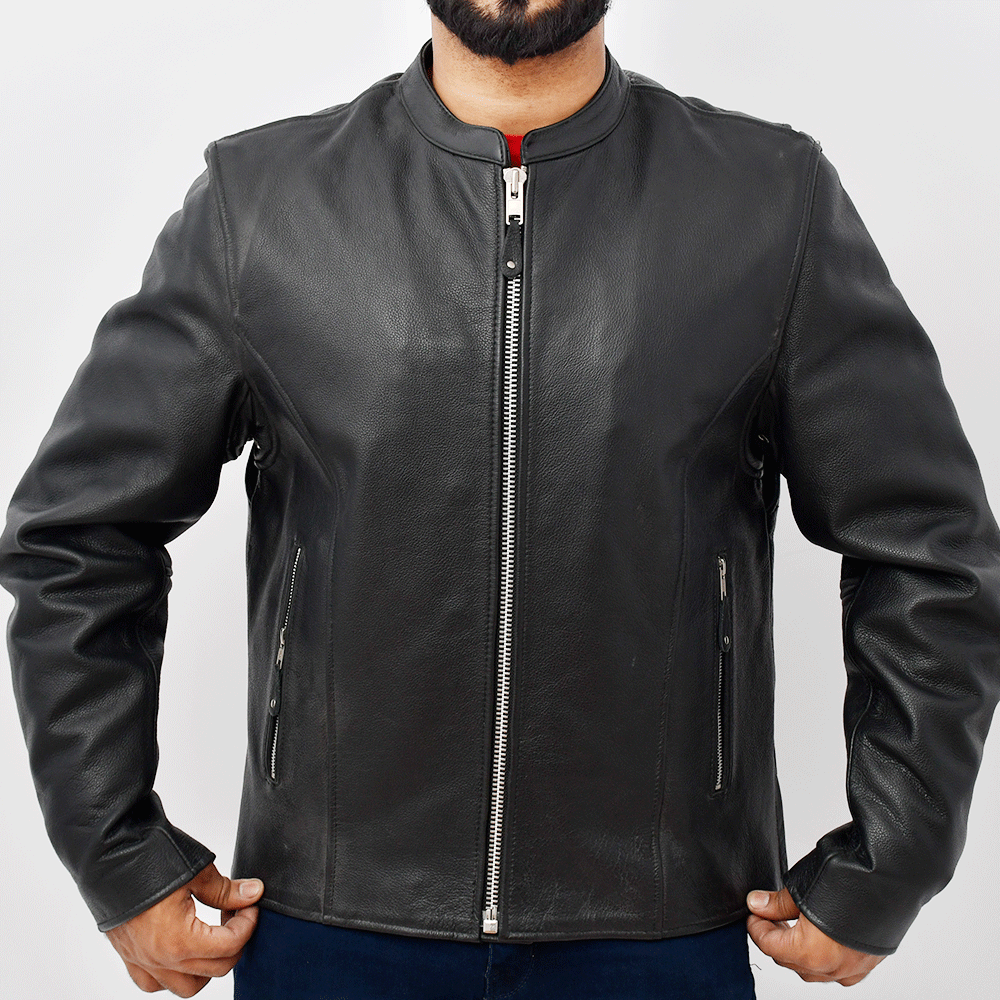 DAREDEVIL Café Style Leather Jacket Men's Jacket Best Leather Ny   