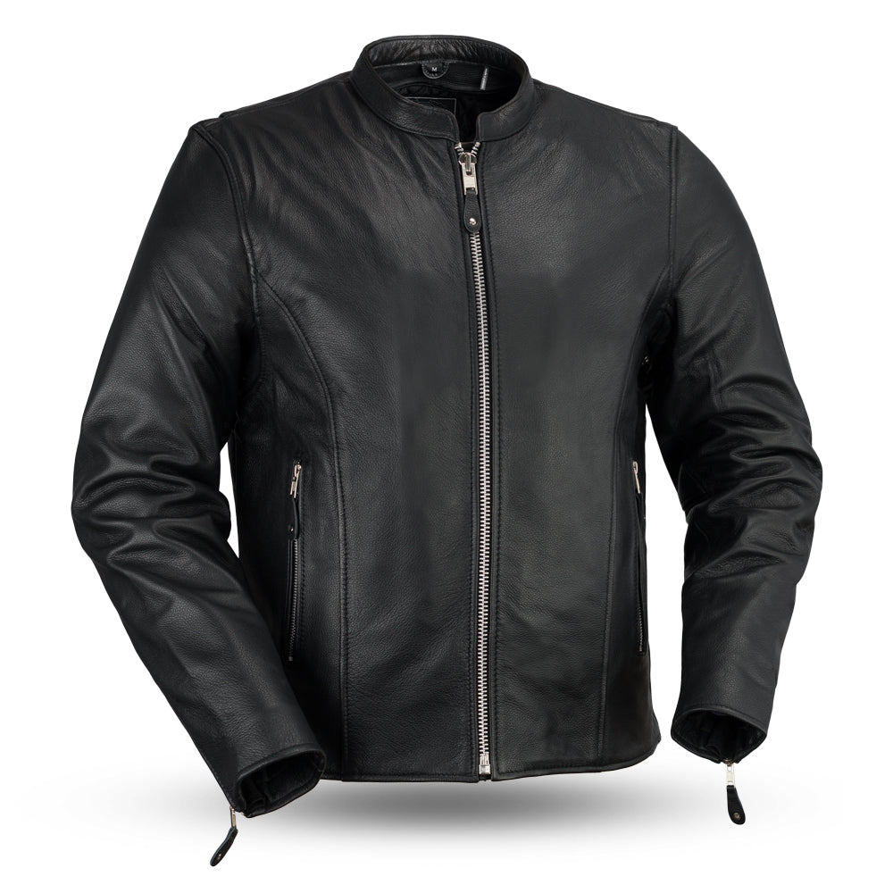 DAREDEVIL Café Style Leather Jacket Men's Jacket Best Leather Ny XS Black 