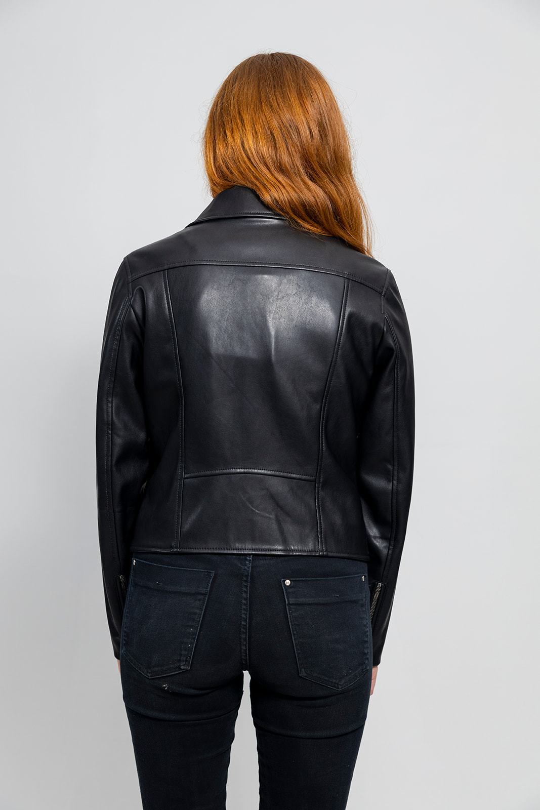 Demi - Women's Vegan Faux Leather Jacket Women's Vegan Jacket Best Leather Ny