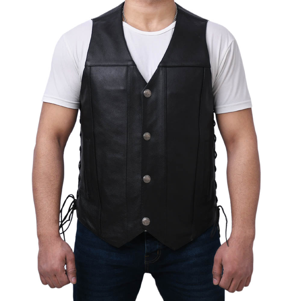 DOE - Motorcycle Leather Vest
