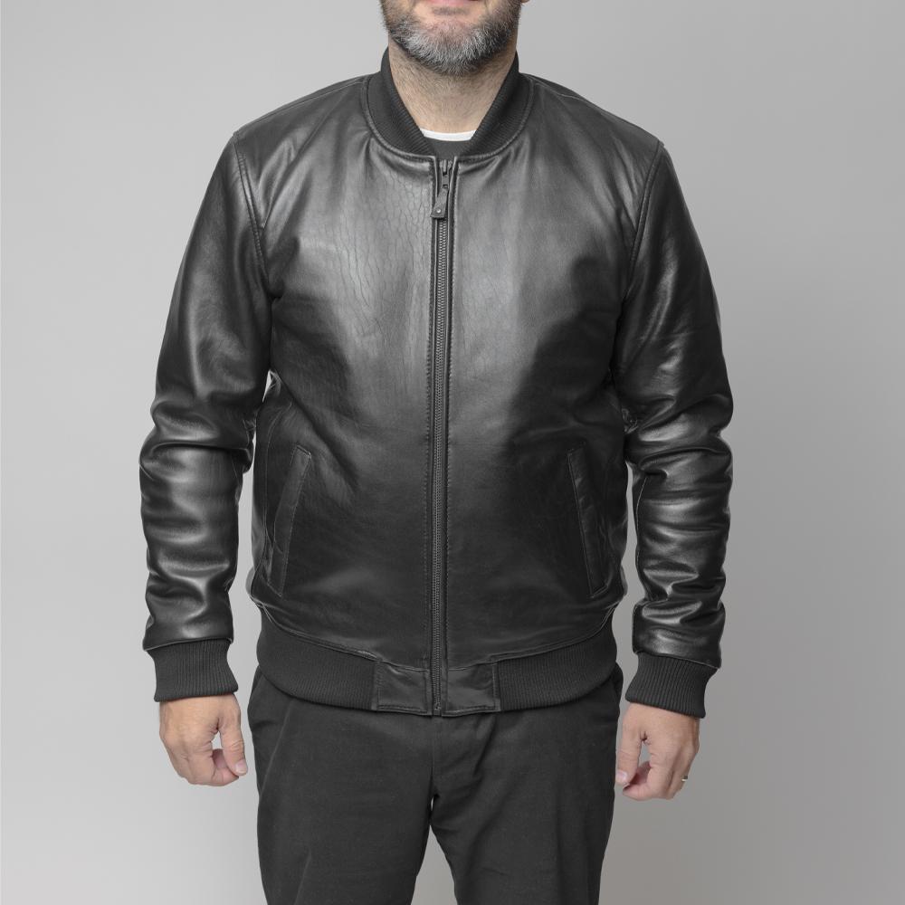Dravis Men's Fashion Leather Jacket