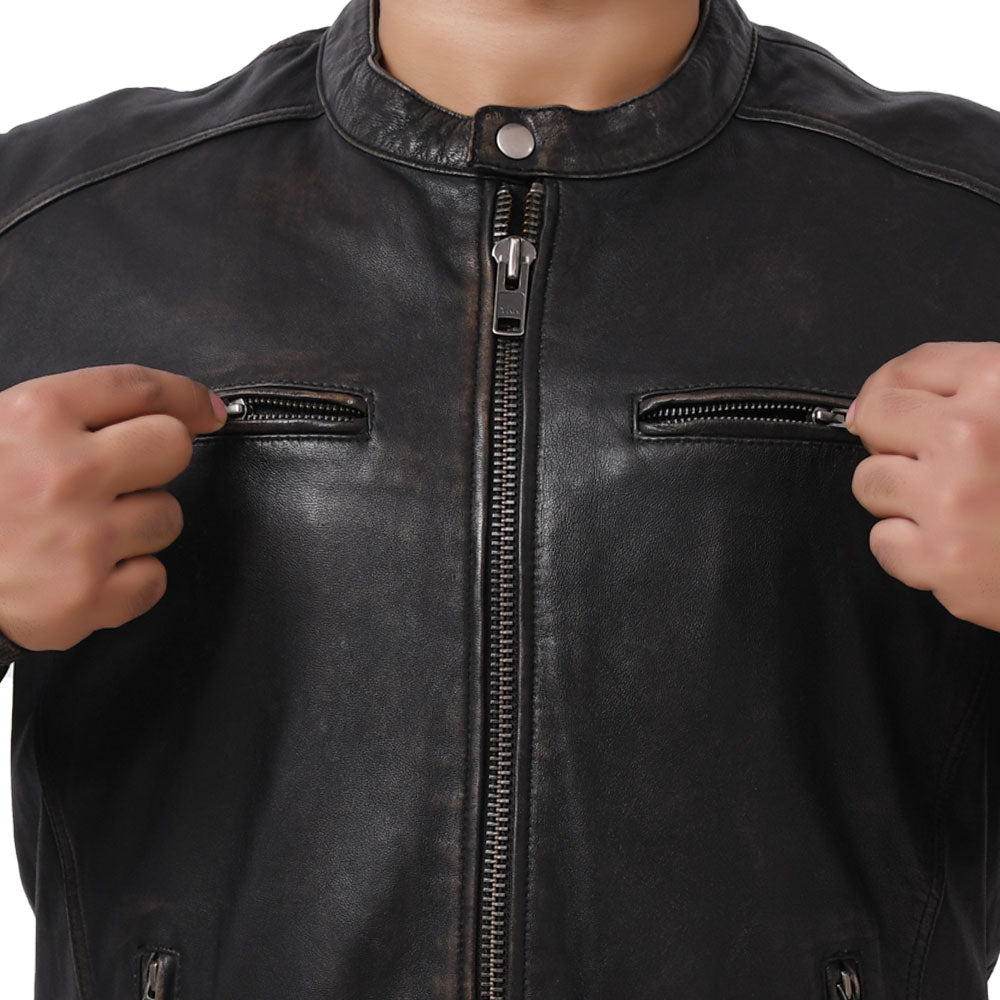 EAGLE Motorcycle Leather Jacket Men's Jacket Best Leather Ny   