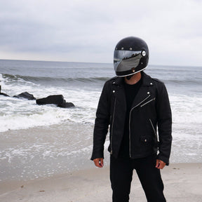 FAST SAGA Motorcycle Leather Jacket Men's Jacket Best Leather Ny   
