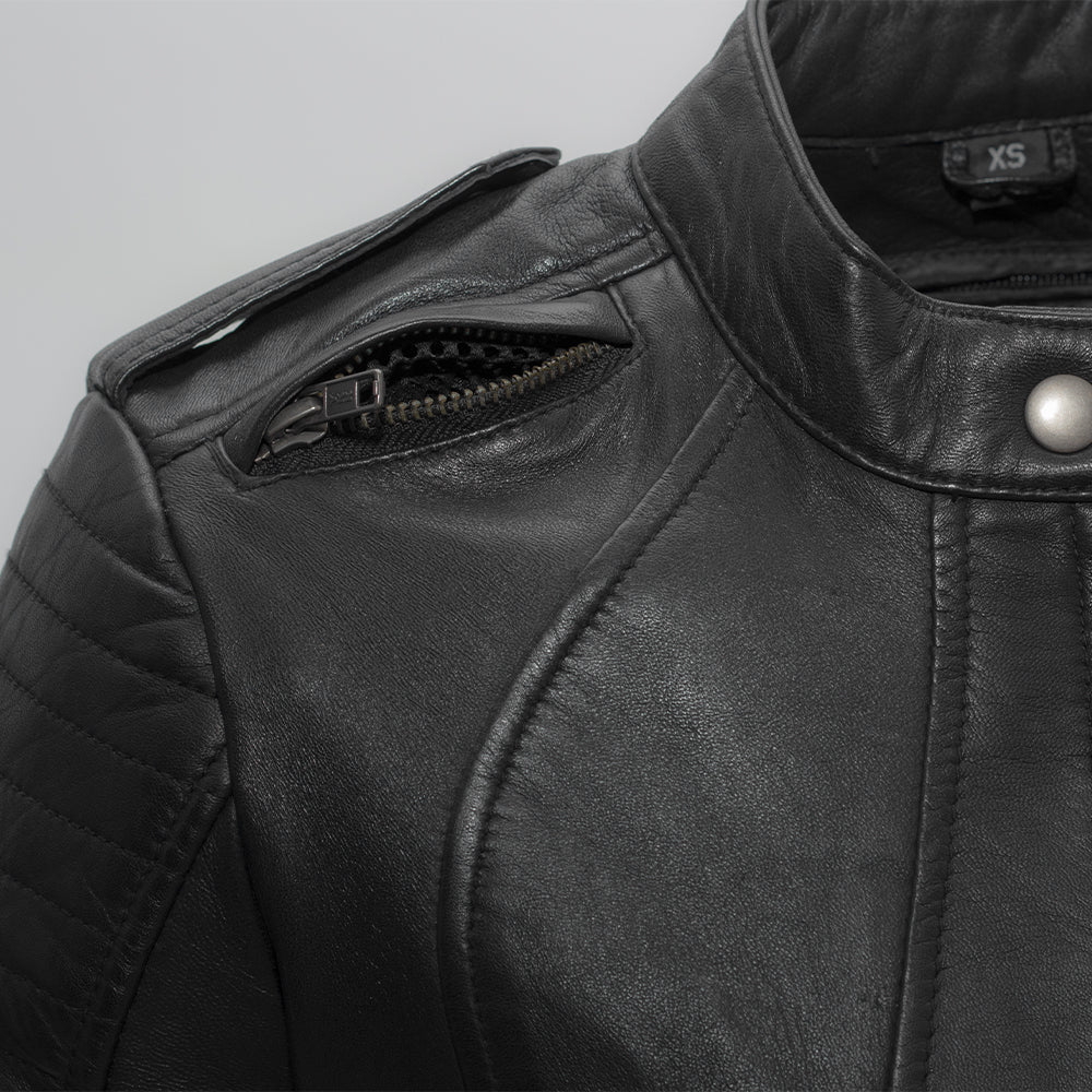 FASHIONABLE Motorcycle Leather Jacket Women's Motorcycle Leather Jacket Best Leather Ny