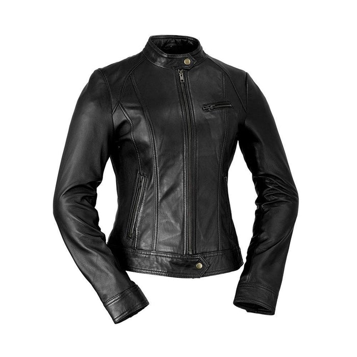 Favorite - Women's Fashion Leather Jacket (Black)