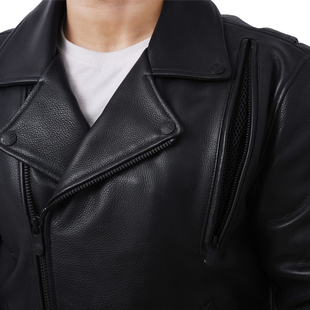 GAMER Motorcycle Leather Jacket Men's Jacket Best Leather Ny   