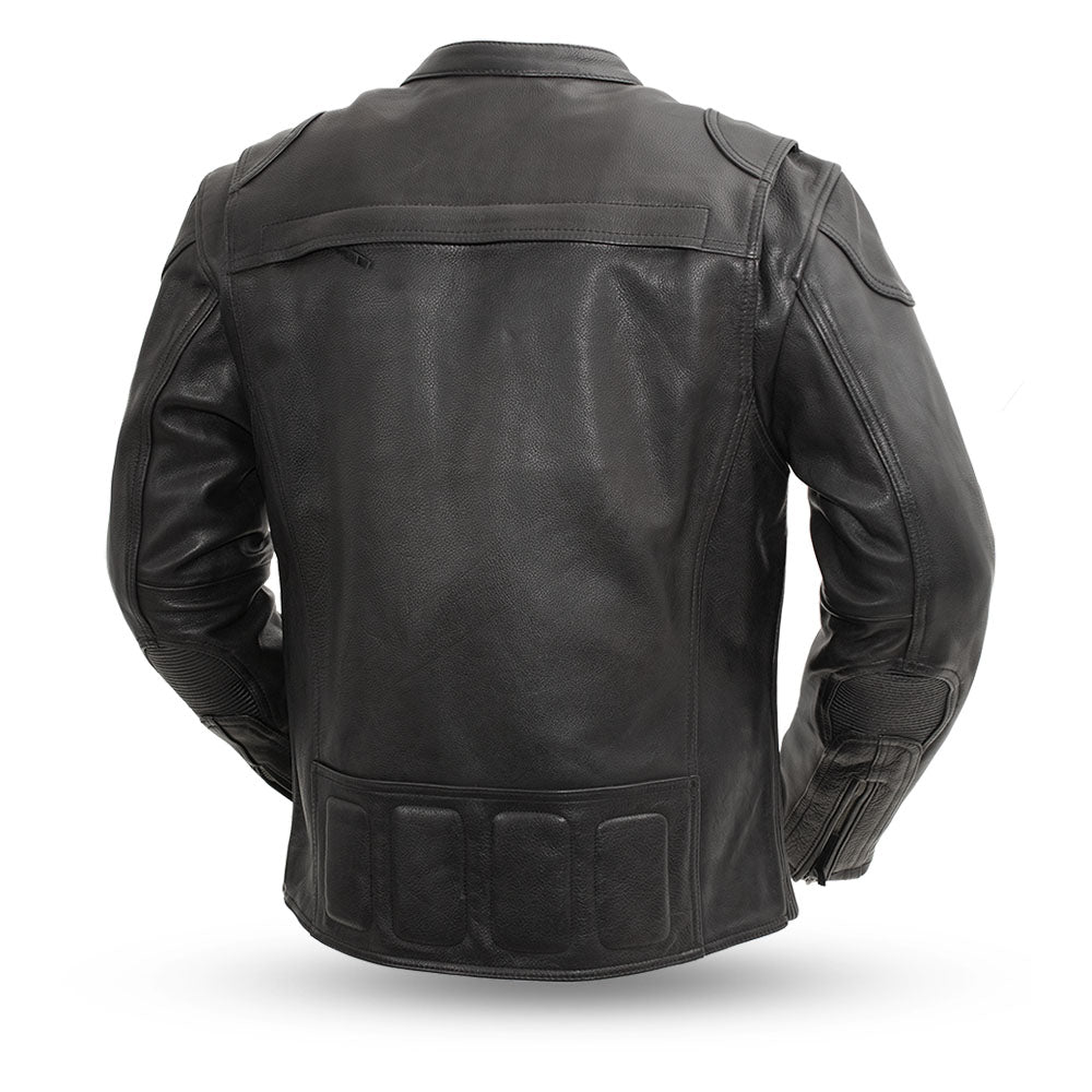 HACKER Motorcycle Leather Jacket Men's Jacket Best Leather Ny   