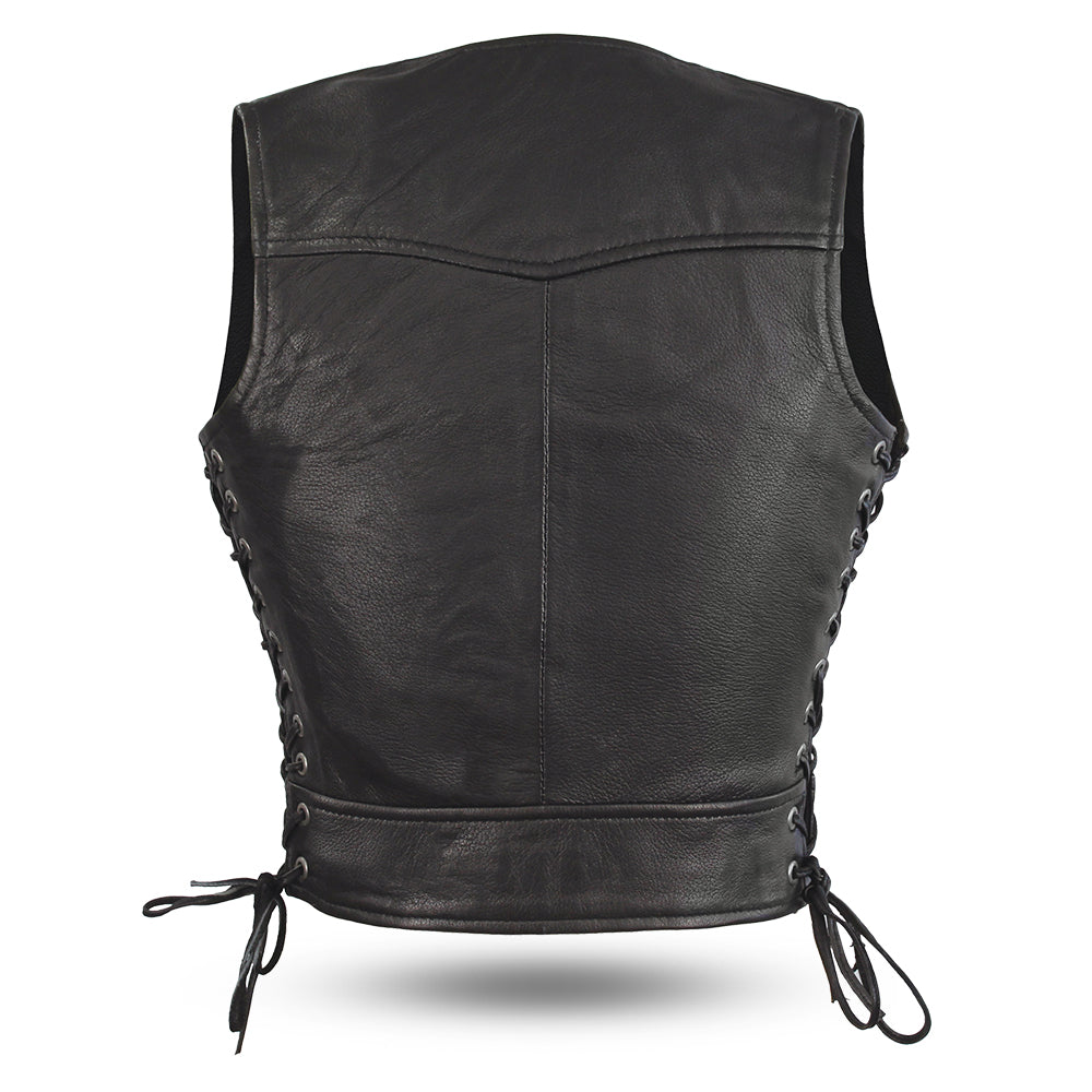 HAVENLY RACER Motor Style Leather Vest