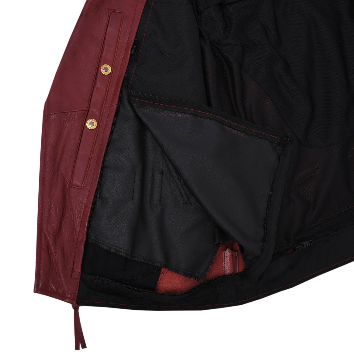 ICONIC - Motorcycle Leather Vest Men's Leather Vest Best Leather Ny