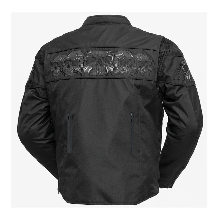 HAWKEYE Motorcycle Codura Jacket Men's Motorcycle Jacket Best Leather Ny