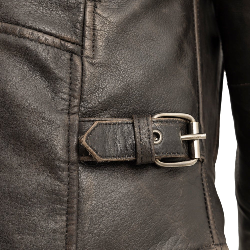 Mad Max - Men's Leather Motorcycle Jacket (Antique Brown) Men's Motorcycle Jacket Best Leather Ny