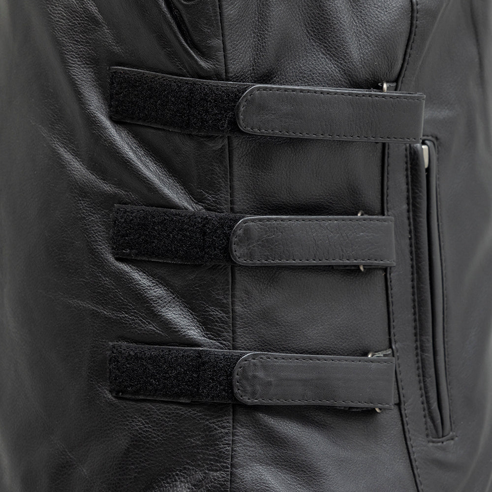 Fiera - Women's Motorcycle Leather Vest Women's Leather Vest Best Leather Ny