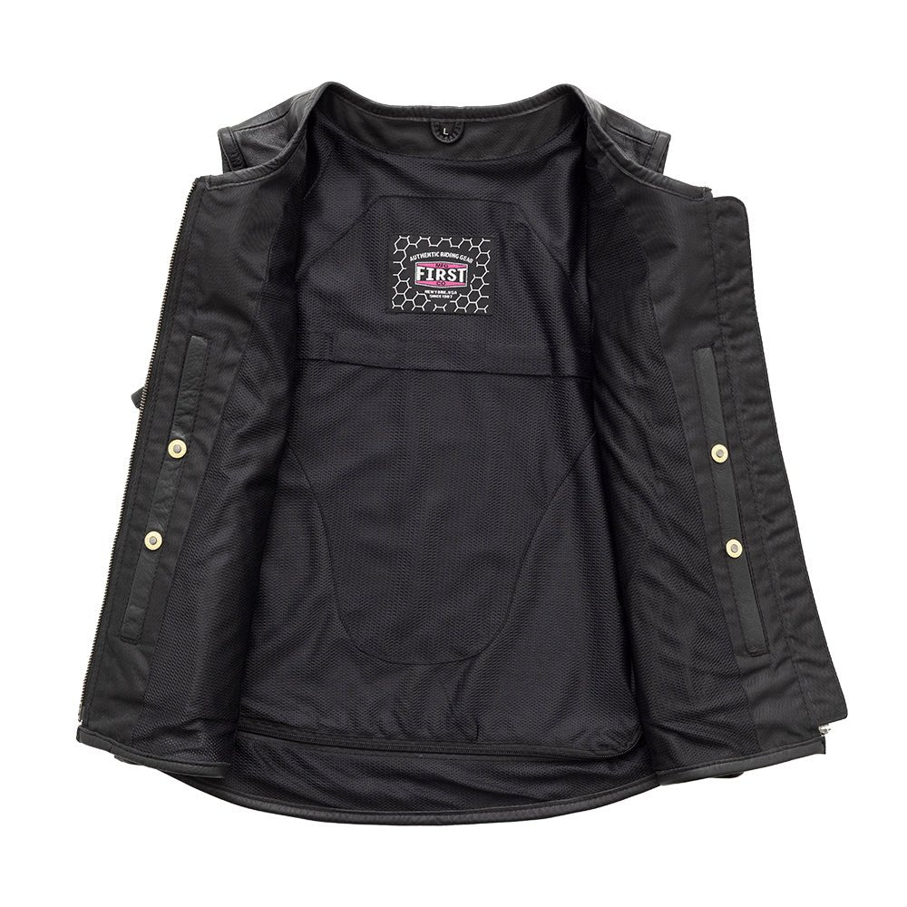 Fiera - Women's Motorcycle Leather Vest Women's Leather Vest Best Leather Ny