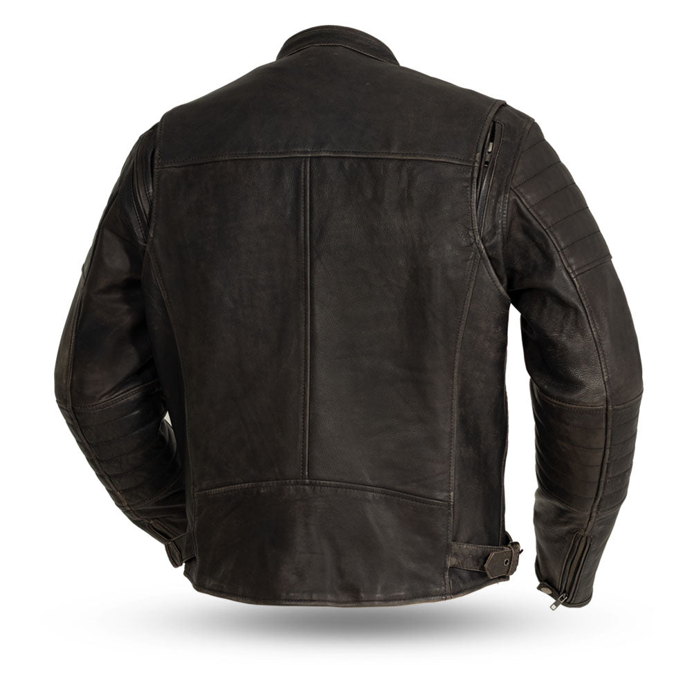 Kings - Men's Motorcycle Leather Jacket (Brown) Men's Motorcycle Jacket Best Leather Ny