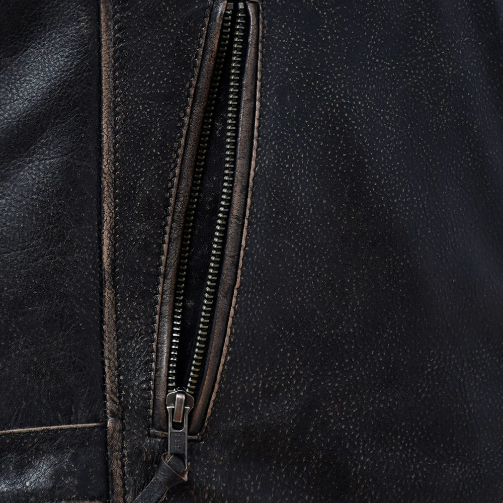 Kings - Men's Motorcycle Leather Jacket (Brown) Men's Motorcycle Jacket Best Leather Ny