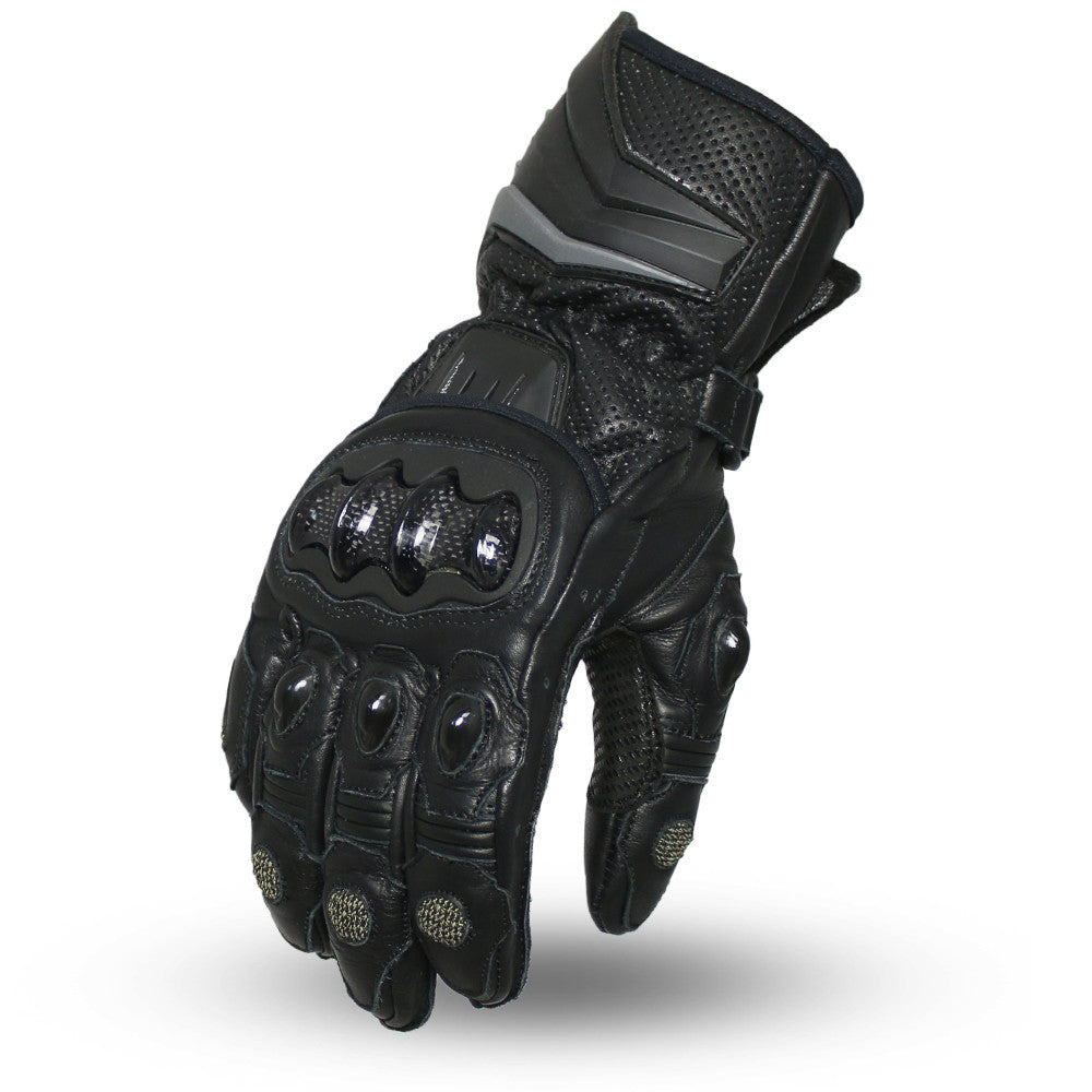 Knuckle - Men's Clean Motorcycle Gloves Gloves Best Leather Ny XS  