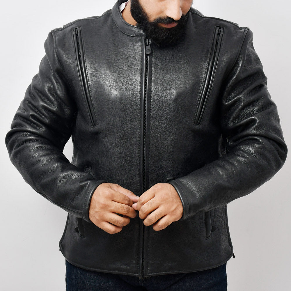 KOMBAT Motorcycle Leather Jacket (Copy) Men's Motorcycle Jacket Best Leather Ny