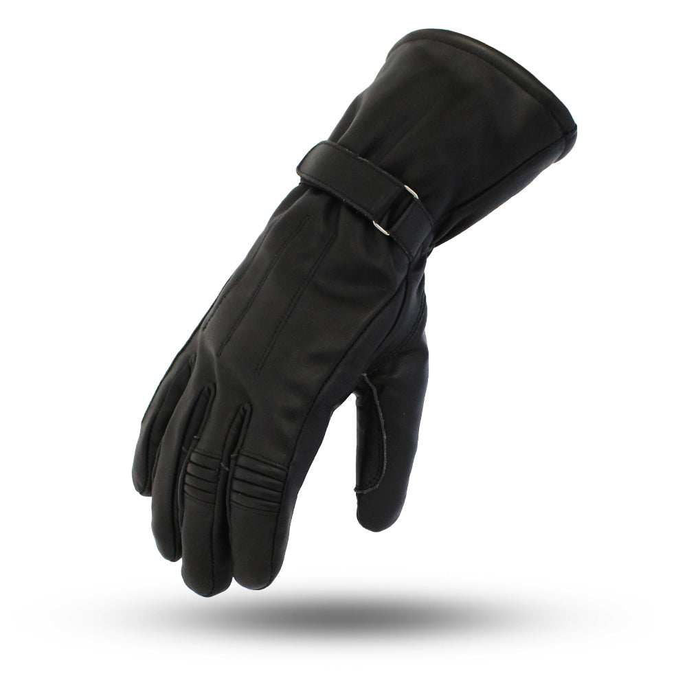 LISA - Gauntlet Leather Gloves Gloves Best Leather Ny XS Black 