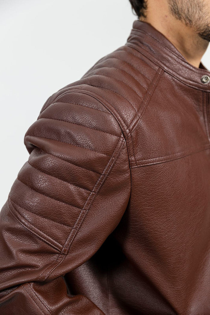 Logan - Men's Vegan Faux Leather Jacket