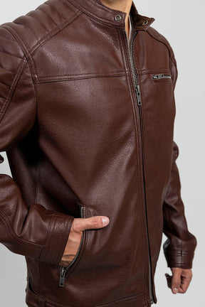 Logan - Men's Vegan Faux Leather Jacket