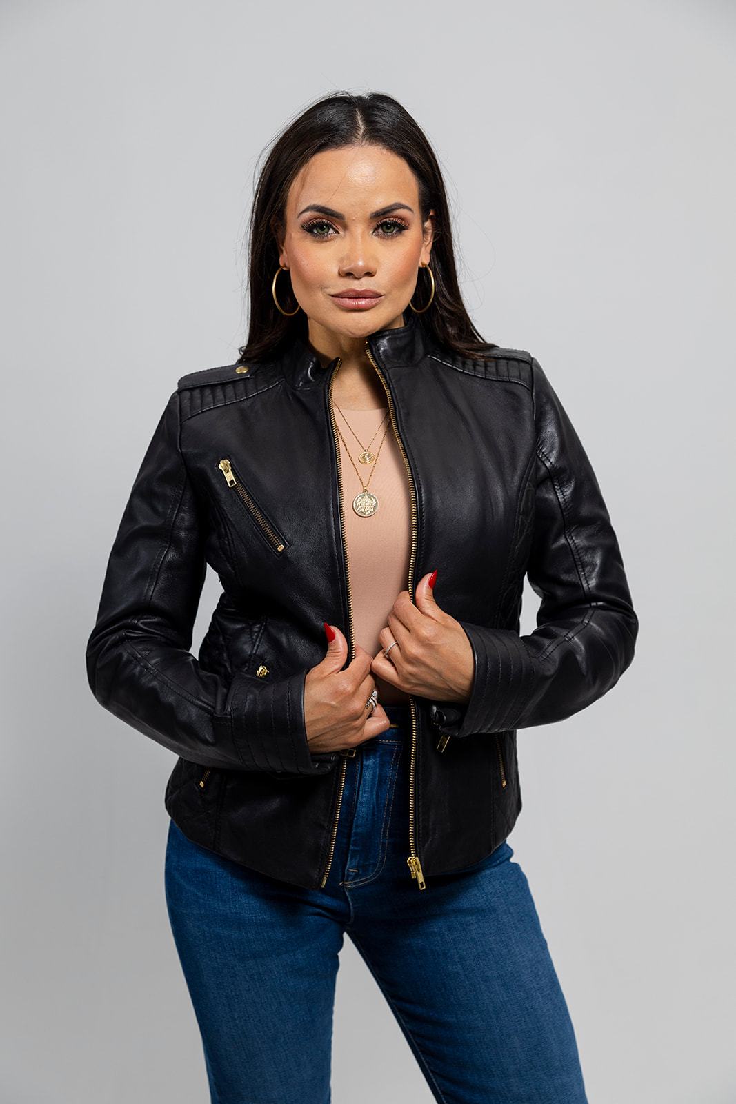 Madelin - Women's Fashion Leather Jacket Women's Fashion Leather Jacket Best Leather Ny