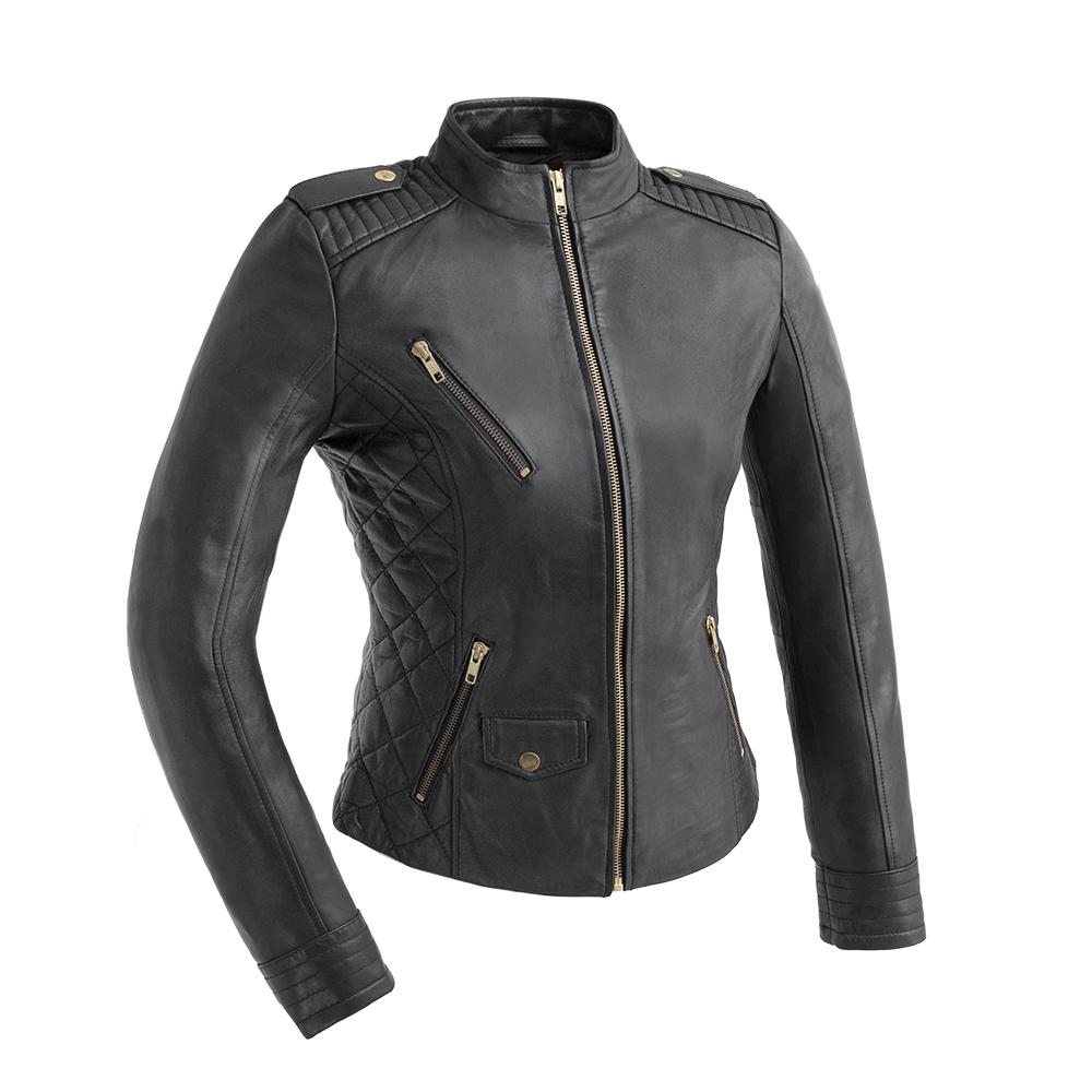 Madelin - Women's Fashion Leather Jacket Women's Fashion Leather Jacket Best Leather Ny Black XS